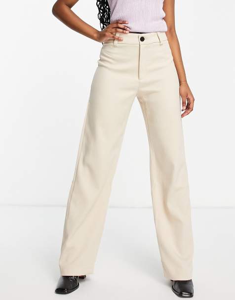 Mango - Pantalon droit ajusté - Beige - view 1