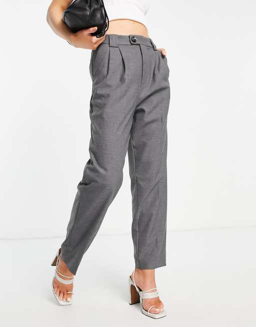 Pantalon gris mango new arrivals