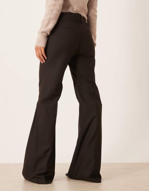 Mango - Pantalon élégant avec pli marqué à l'avant - Chocolat, 4 de 5