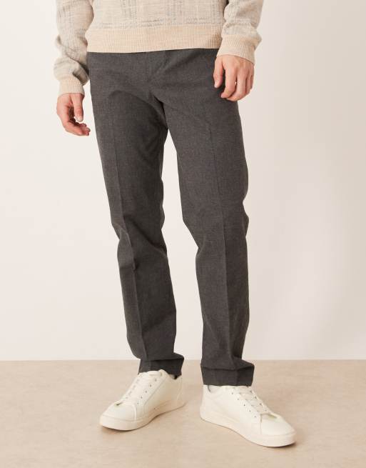 Mango - Pantalon élégant en tweed - Anthracite, 2 de 5