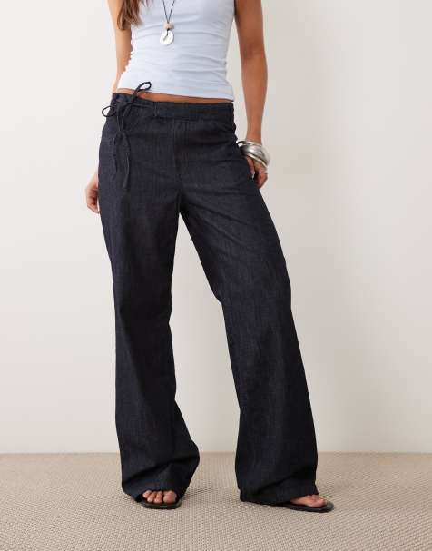 Mango pantalon en jean Claire indigo - view 1