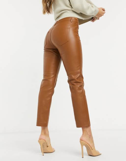 Mango pantalon online marron