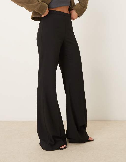 Mango - Pantalon évasé habillé - Noir, 2 de 5