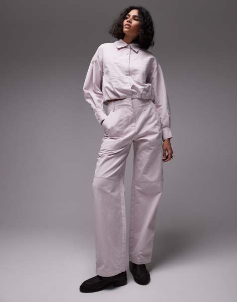 Mango - Pantalon fuselé d'ensemble - Rose pâle - view 1