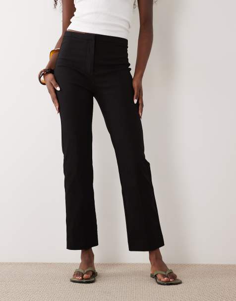 Mango pantalon slim ajusté noir - view 1