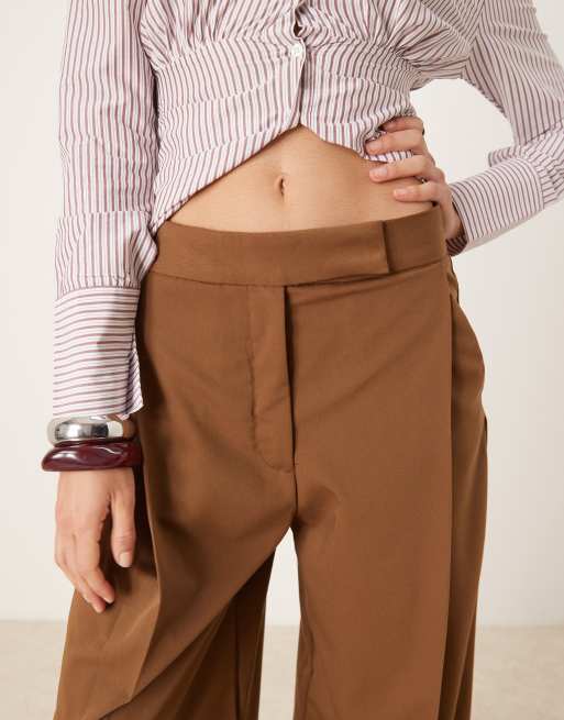Mango - Pantalon souple élégant - Marron, 4 de 5