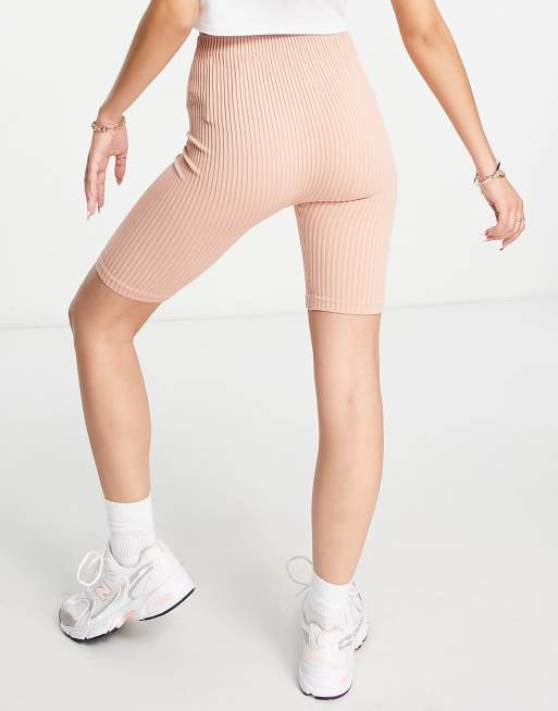 Mango Pantaloncini sportivi a vita alta rosa ASOS