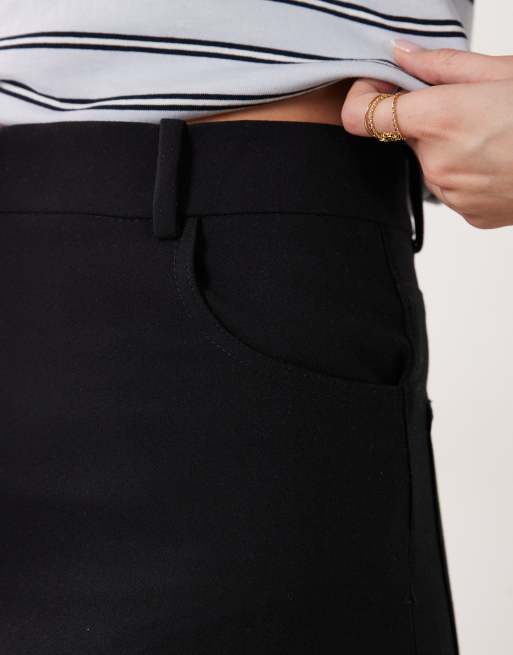 Mango - Pantaloni bombati sartoriali neri, 4 di 5