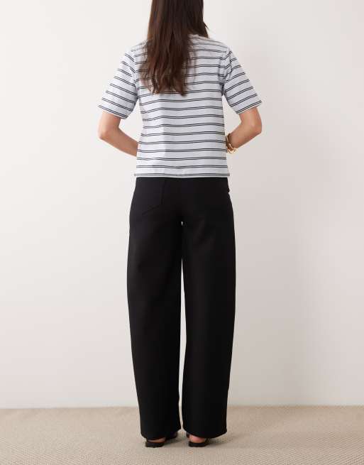 Mango - Pantaloni bombati sartoriali neri, 5 di 5