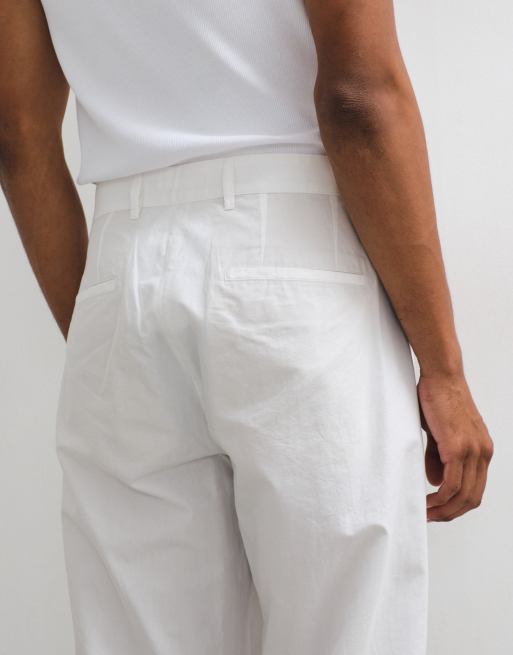 Mango - Pantaloni dritti bianchi, 5 di 5