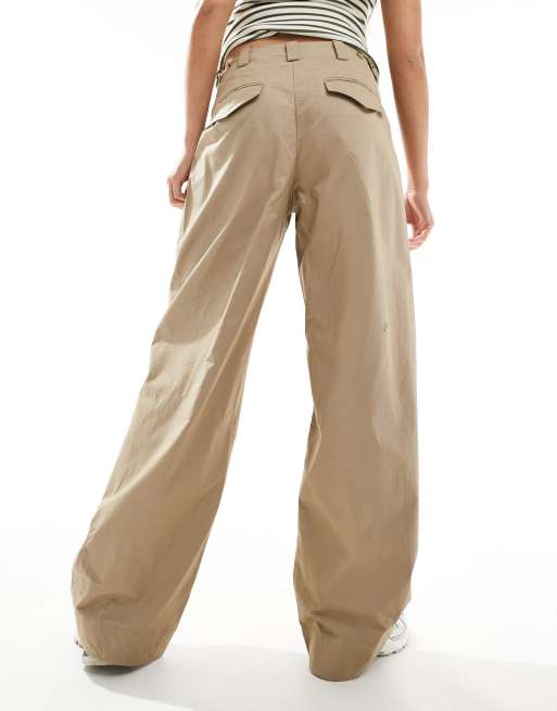 Beige Mango Pantaloni Estivi Outfit Pantaloni A Strisce Donna