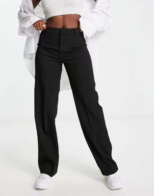 Pantaloni donna Boss a gamba dritta BOSS 50530900 001 - Store