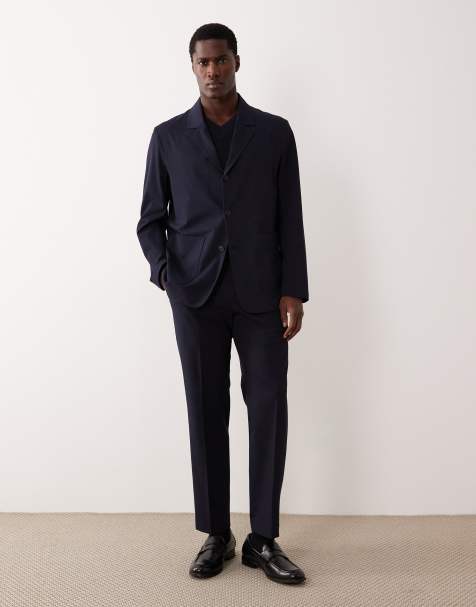 Mango - Parioli - Ensemble blazer ajusté et pantalon slim - Bleu - view 1