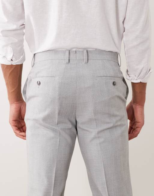 Mango - Paris - Beige habitbukser i super slim fit - Del af sæt, 5 af 5