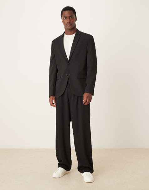 Mango - Paris - Ensemble ajusté avec pantalon et blazer - Noir - view 1