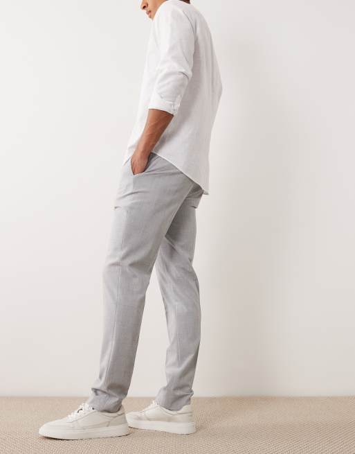 Mango - Paris - Super slim-fit pantalon in stone, deel van co-ord set, 3 van 5
