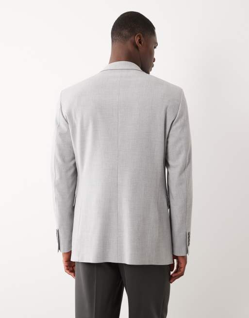 Mango Paris super slim fit suit blazer in stone - part of a set, 5 of 5
