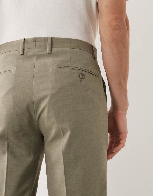Mango – Paris – Superschmale Hose in Pilzbraun, Kombiteil, 4 von 9