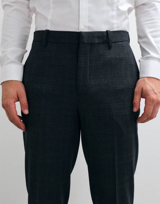 Mango Paris tailored trouser co-ord in grey check , 2 of 5