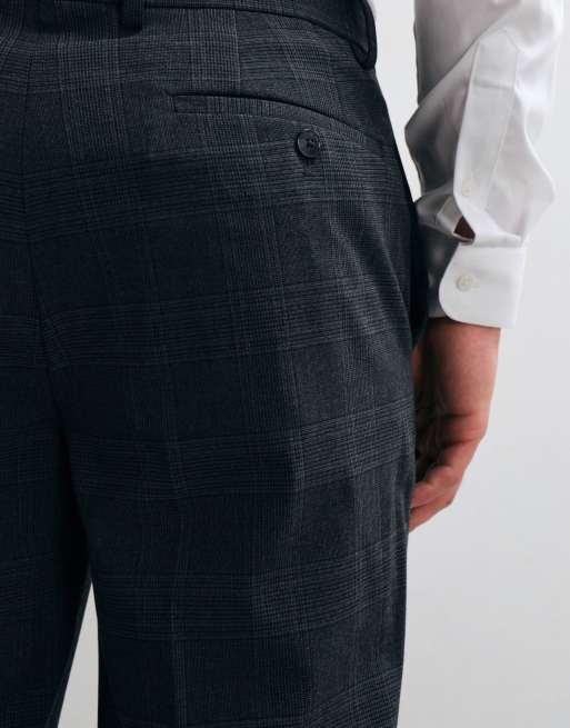 Mango Paris tailored trouser co-ord in grey check , 5 of 5
