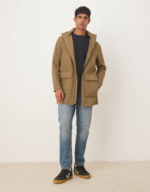 Mango - Parka à capuche en coton mélangé - Kaki, 2 de 5