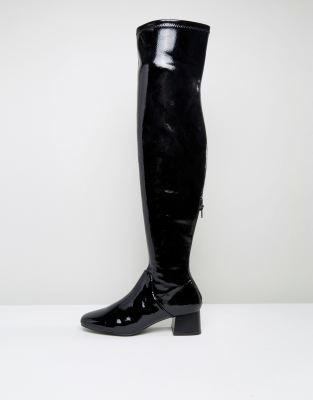 mango thigh high boots