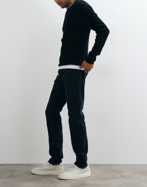 Mango Patrick slim fit jean in washed black, 2 of 5
