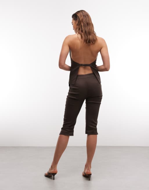 Mango – Pentunia – Elegante Caprihose in Braun, Kombiteil, 5 von 9