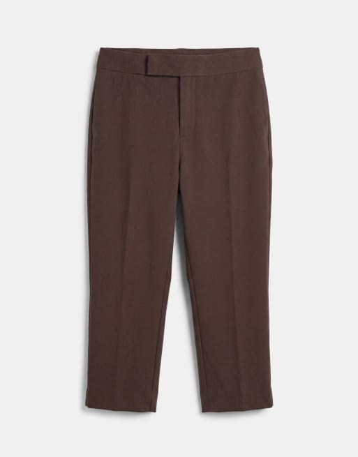 Mango – Pentunia – Elegante Caprihose in Braun, Kombiteil, 6 von 9