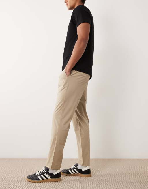 Mango perfomance trousers in beige, 3 of 5