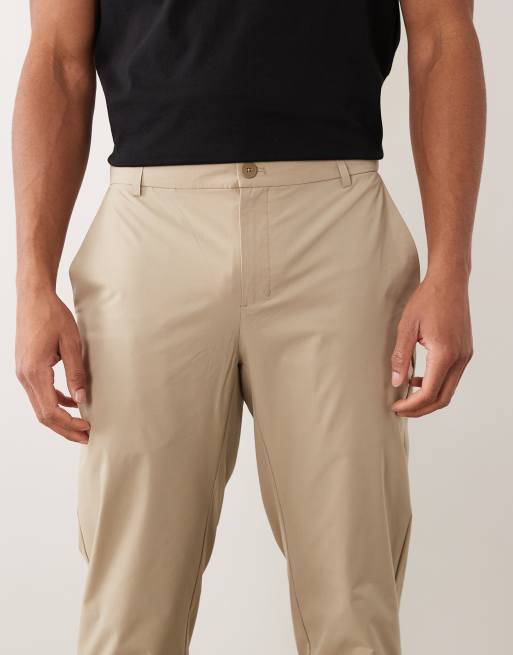 Mango perfomance trousers in beige, 4 of 5