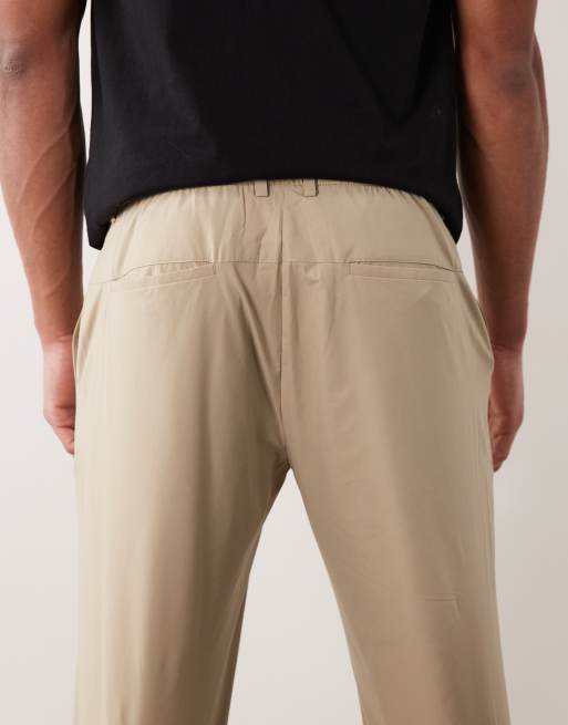 Mango perfomance trousers in beige, 5 of 5