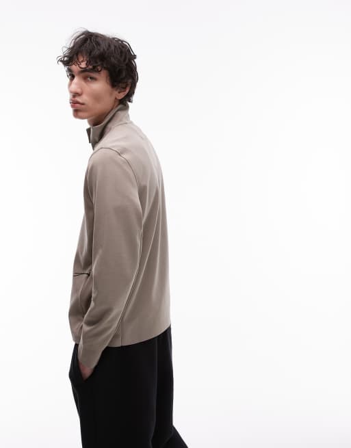 憧れの breathable performance Mango half ASOS | tan in sweater zip ネイルチップ・付け爪