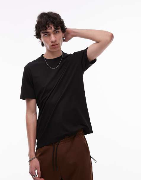 Mango – Performance – Czarny, przewiewny T-shirt - view 1