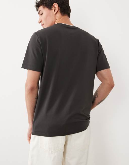Mango – Performance – Grå, termo-förseglad t-shirt med kontrastfärgad kant, 3 av 5