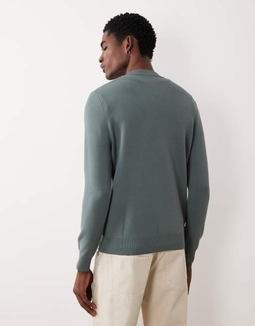 Mango - Performance - Maglione tecnico blu polvere, 5 di 5