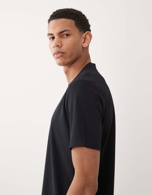 Mango performance thermal insulating t-shirt in navy, 4 of 5