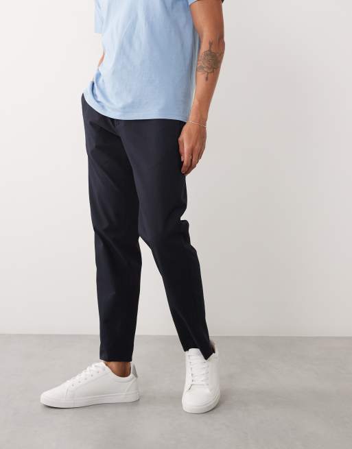 Mango performance trousers in navy, 2 of 5