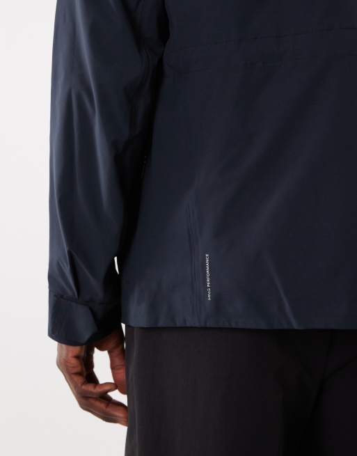 Mango performance zip through jacket in navy, 4 of 5