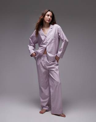 Mango - Pigiama in cotone rosa - view 1