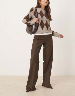 Mango - Piper - Elegante Hose in Braun, Kombiteil-Brown