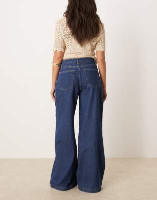 Mango Pleat Front Fluid Straight Leg Jeans