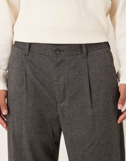 Mango pleat front tailored pants in gray, 5 of 5