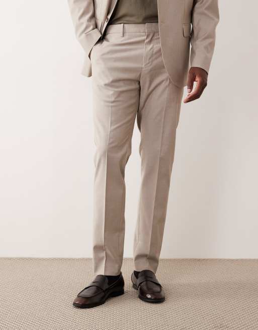 Mango pleat front tailored straight pants in beige - part of a set, 2 of 5