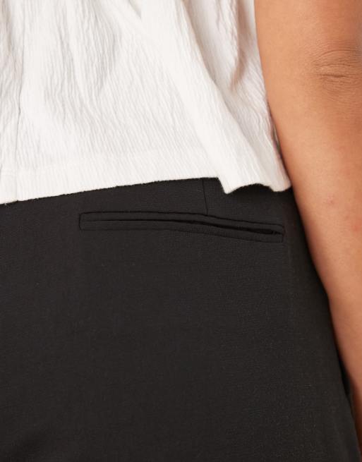 Mango pleat front tailored trouser in black, 5 of 5