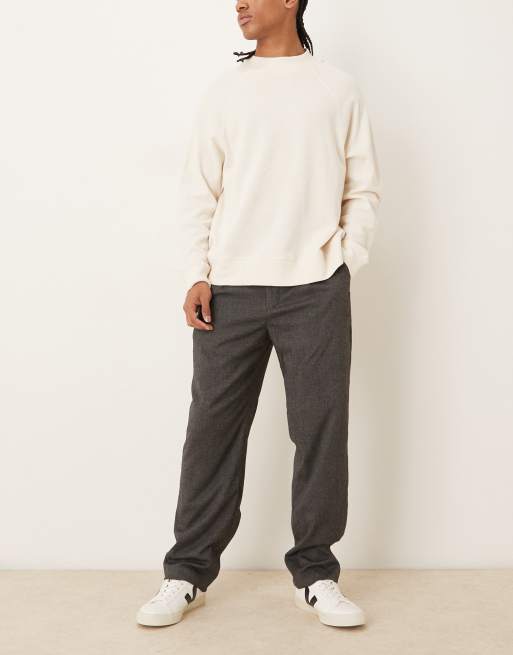 Mango pleat front tailored trouser in grey, 2 of 5