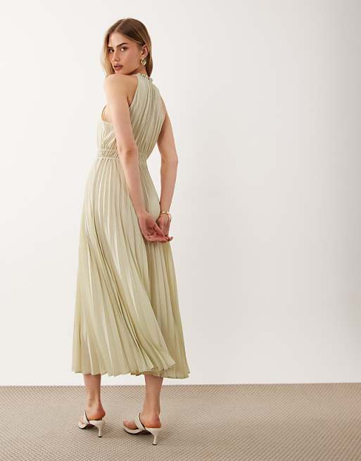 mango pleated dress Pink Asymmetrical REF.47095876-CLAUDIA TikTok Rare Size 8 Soft draping lends a beautiful shape to this one Mango Petite Premium Linen Structured