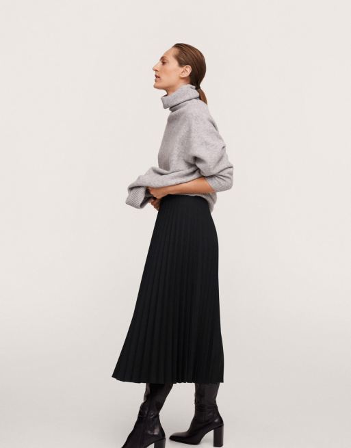 The Pleated Skirt Black – Everlane