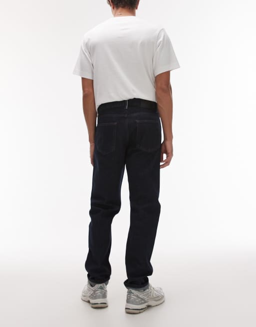 Mango - Pola - Jeans comodi blu scuro con risvolto, 2 di 5