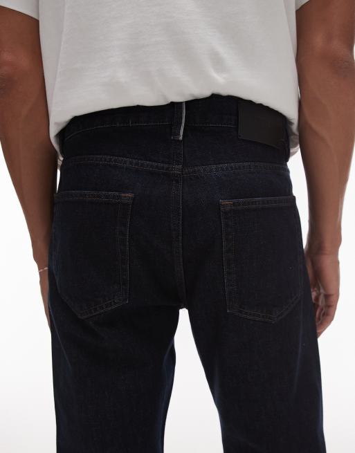 Mango - Pola - Jeans comodi blu scuro con risvolto, 4 di 5